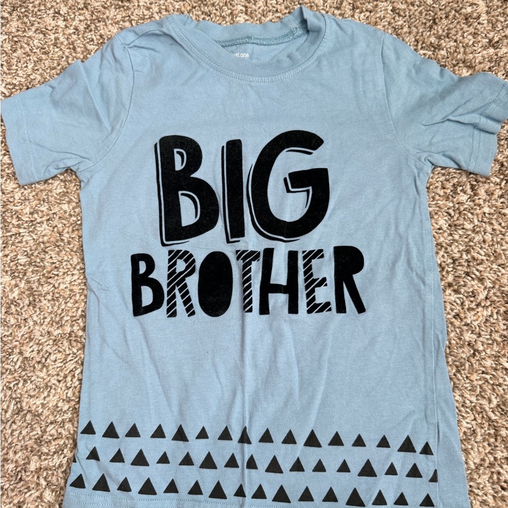 Carter's Light Blue "BIG BROTHER" Short Sleeve Tee
